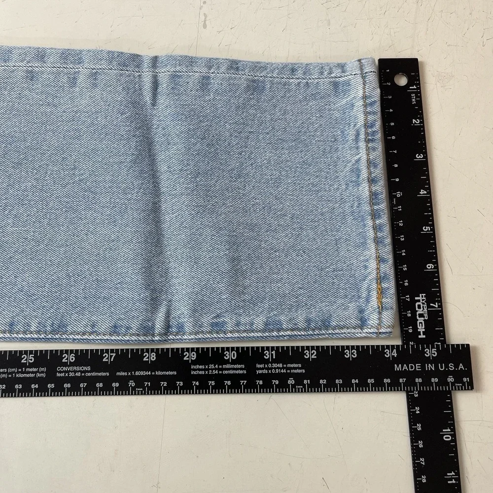 Levis 501 Jeans Mens 29x34 Blue Original Fit Straight Denim Casual 90s Cowboy